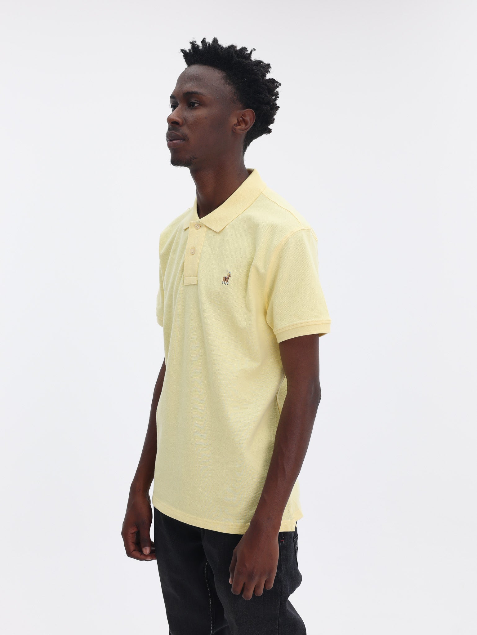 Polo Golfer Logo Yellow